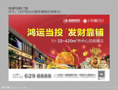 地產商鋪展板圖片